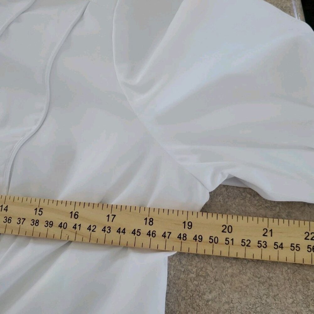 Laura Ashley Regatta Jacket Embellished White Full Zip Womens Sz. Med. MSRP $114 - Picture 12 of 16